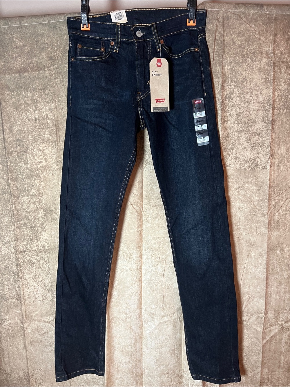 Levi's 510 Skinny Jeans - Dark Blue - Picture 1 of 3